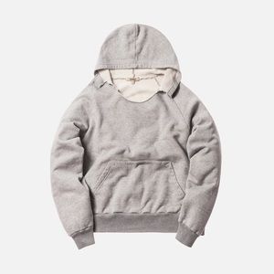 Unisex Yeezy season 5 Grey Cut Neck Hoodie Size Small Oversized